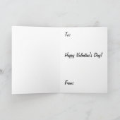 Cute Kawaii Valentijnsdag kaart (Binnen)