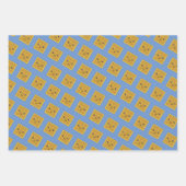 Cute Kawaii Waffle Pattern Inpakpapier Vel (Voorkant 2)