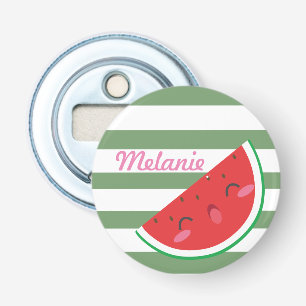 Cute Kawaii Watermelon Persoonlijk Button Flesopener