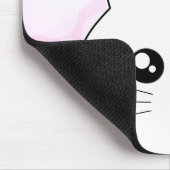 Cute kawaii white kitty cat muismat (Hoek)