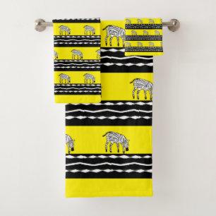Cute Kenyan Zebras Jaune