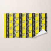 Cute Kenyan Zebras Jaune (Serviette à main)