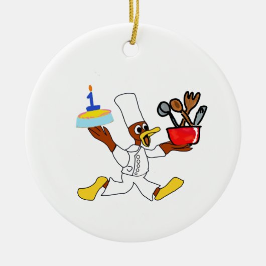 Cute Keramisch Ornament (Voorkant)