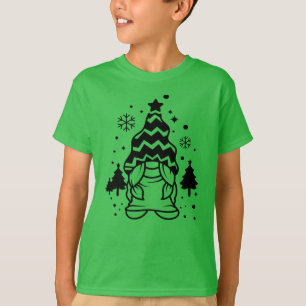 Cute kerst Gnome T-shirt