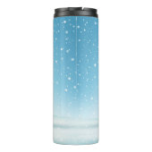 Cute kerst Gnome Thermosbeker (Achterkant)