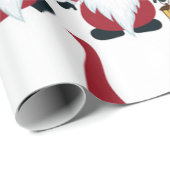 Cute kerst gnoome Patroon Cadeaupapier (Rol Hoek)