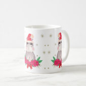 Cute kerst Hippo Koffiemok (Voorkant rechts)