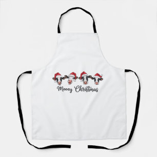 Cute Kerst Koeien Mooey Kerst Vaars Highland Koe Schort