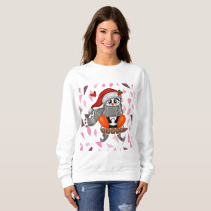 Cute kerst Penguin Trui