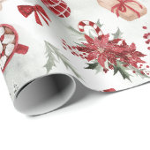 Cute kerst Village Cadeaupapier (Rol Hoek)