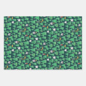 Cute kerst Village Inpakpapier Vel (Voorkant 3)