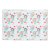 Cute Kerstangels Kussensloop (Achterkant)