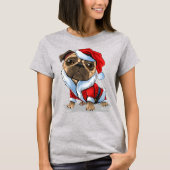 Cute Kerstbeker Santa Suit T-shirt (Voorkant)