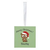 Cute Kerstbever Ornament (Rechts)