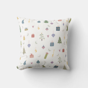 Cute kerstbomen Cadeaus Ornamenten Pattern Kussen