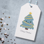 Cute kerstboom Gift Label Cadeaulabel