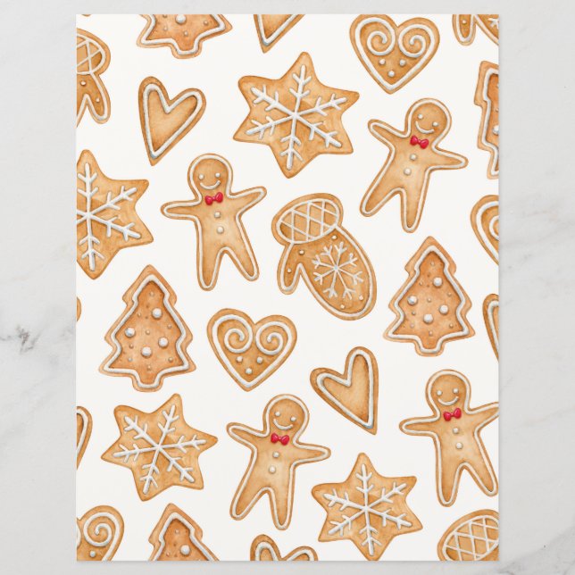 Cute kerstcadeaupapier (Voorkant)