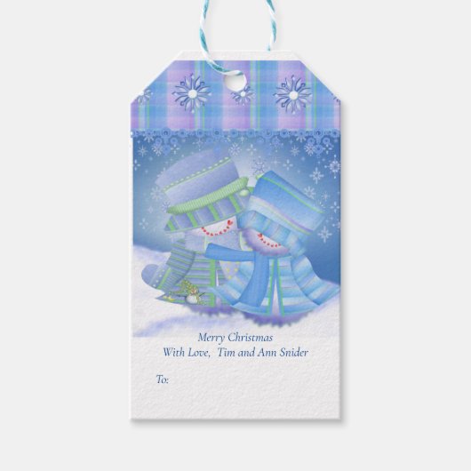 Cute kerstcadeaus cadeaulabel (Voorkant)