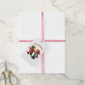 Cute kerstcadeaus voor ijsschaatsen Label Cadeaulabel (Met Touw)