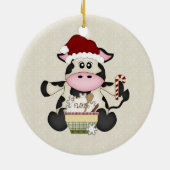 Cute Kerstcow Ornament (Achterkant)