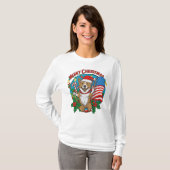 Cute Kersthond T-shirt (Voorkant volledig)