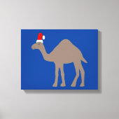 Cute kerstkamel canvas afdruk (Voorkant)