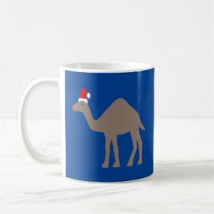 Cute kerstkamel koffiemok