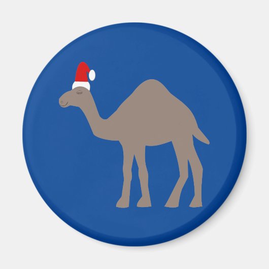 Cute kerstkamel magneet (Voorkant)
