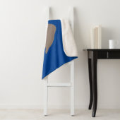 Cute kerstkamel sherpa deken (In situ)