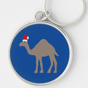 Cute kerstkamel sleutelhanger