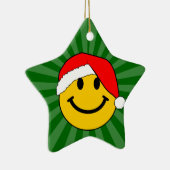 Cute Kerstkerstkerstkerstkerstkerstkerstkerstkerst Keramisch Ornament (Rechts)