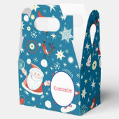 Cute Kerstkerstkerstkerstkerstpatroonkabel Bedankdoosjes (Geopend)