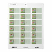 Cute-kerstkoekjes: adreslabel etiket (Full Sheet)