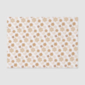 Cute Kerstkoekjes Holiday Tissuepapier (Voorkant)