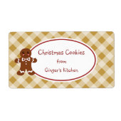 Cute kerstkoekjes Koekjes Cookies Cadeft Label Lab (Voorkant)