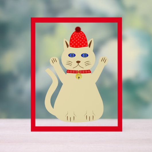 Cute Kerstmis Acryl Bord (Neutraal)