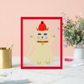 Cute Kerstmis Acryl Bord (Huwelijk)