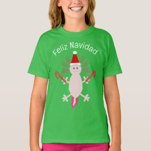 Cute Kerstmis Axolotl T-shirt