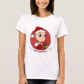Cute Kerstmis baby cartoon T-Shirt (Voorkant)