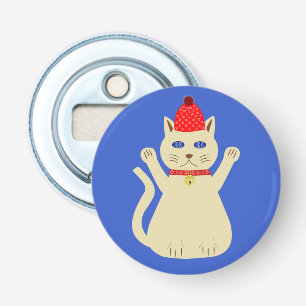 Cute Kerstmis Button Flesopener