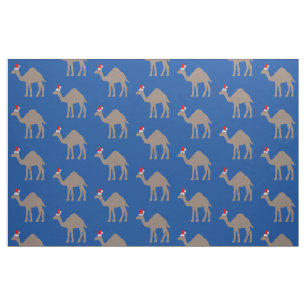 Cute Kerstmis Camel Pattered Stof
