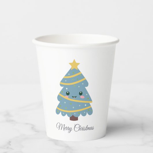 Cute Kerstmis Cup Papieren Bekers (Voorkant)