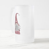 Cute Kerstmis Elf Gnome Matglas Bierpul (Voorkant links)