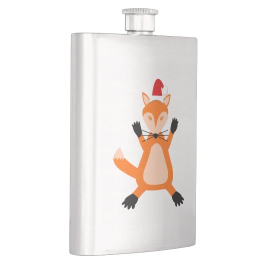 Cute Kerstmis Fox Flacon (Rechts)
