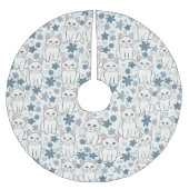 Cute Kerstmis Kittens Kerstboom Rok (Voorkant)