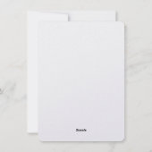 Cute Kerstmis Llama Feestdagenkaart (Achterkant)