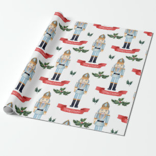 Cute Kerstmis Nutcracker Pattern Cadeaupapier