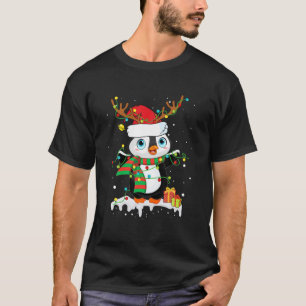Cute Kerstmis Pajama Penguin Cool Penguin Bird Lo T-shirt