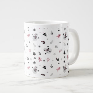 Cute Kerstmis Pattern Extra Grote Beker