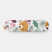 Cute Kerstmis Pattern Skateboard (Horizontaal)